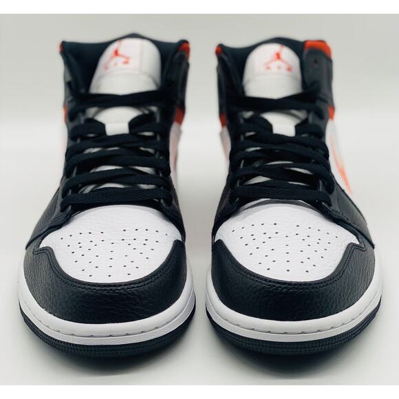 NEW Nike Air Jordan 1 Mid Zig Zag Swoosh Team Orange DN4929-100 Men’s Size Multi - Picture 2 of 6